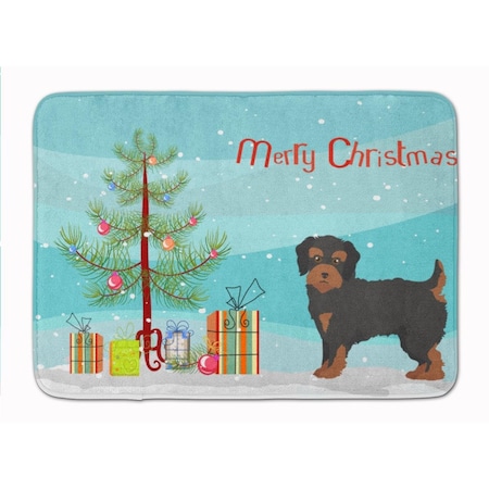 Carolines Treasures Yorkiepoo No.1 Christmas Tree Machine Washable Memory Foam Mat CK3882RUG